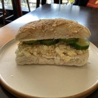 Delicious no egg sandwich 😋  at Barleys in Hull