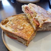 Toasted pastrami sandwich   at Barleys in Hull