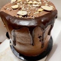 Almond mocha cake  at Supernova in Portland