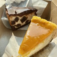 Passionfruit & Brownie Cheesecakes at Supernova in Portland