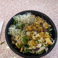 Vegan Tofu fried rice! at The Blue Owl in Santa Barbara