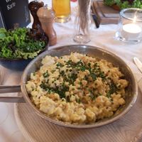 Vegane "Käsespätzle". Ordentliche Portion! at Hotel Gasthof Brüggler in Radstadt