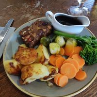 Nut roast at The Sycamore Inn in Birch Vale
