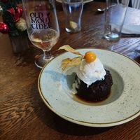 Sticky toffee pudding at The Sycamore Inn in Birch Vale