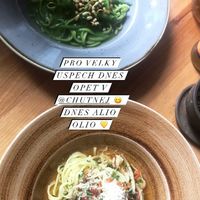 aglio olio at Chutnej in Prague