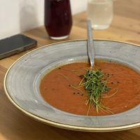 Potatoe soup   at Chutnej in Prague