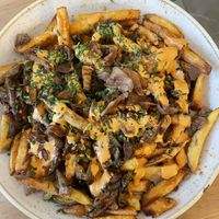 Pommes mit Austernpilzen  at Chutnej in Prague