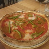 Vegan Salami Pizza at Chutnej in Prague