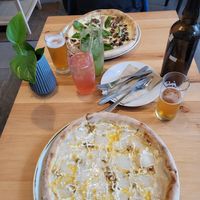 Funghi and Quattro Formaggi at Chutnej in Prague