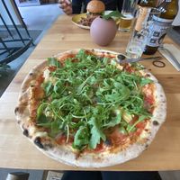 Artichoke pizza   at Chutnej in Prague