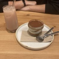 Tiramisu and Poppy Plum Lemonade  at Chutnej in Prague