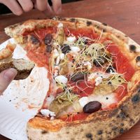 Limited edition vegan Napoletana! Love it!  at Chutnej in Prague