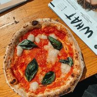 Oven baked pizza from Veggie Naplavka festival.  was 10/10 at Chutnej in Prague