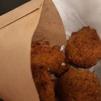 Falafel balls at Chutnej in Prague