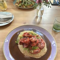 cauliflower steak  at Chutnej in Prague