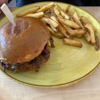 Sloppy Joe with fries  at Chutnej in Prague
