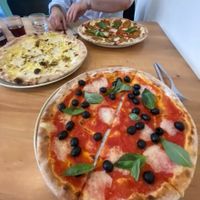 vegan pizza at Chutnej in Prague