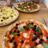 vegan pizza at Chutnej in Prague