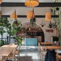 Inside at Chutnej in Prague