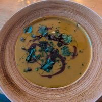 Pumpkin Soup - 3/5. Pretty bland. at Chutnej in Prague