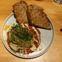 Starter: Grilled Cabbage at Chutnej in Prague