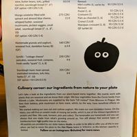 Menu page at Chutnej at Chutnej in Prague