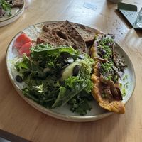 Mango omelette   at Chutnej in Prague