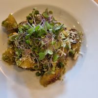 Gnocchi mit Pesto at Chutnej in Prague