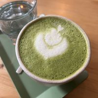 Matcha Lattee  at Chutnej in Prague