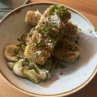 Polenta, yum!   at Chutnej in Prague