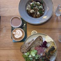 Omlet and gnocchi  at Chutnej in Prague