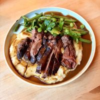 Pilzsteak 🥰  at Chutnej in Prague