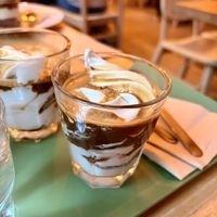 Affogato mir Oatly Soft Serve  at Chutnej in Prague