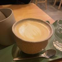 Chai latte   at Chutnej in Prague