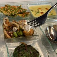 Herbyvorw pea paneer - vegan at Rang Mahal - Fine Dining Indian Restaurant in Central Singapore