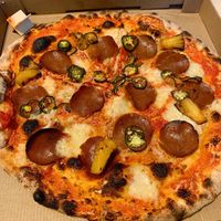 Vegan pepperoni 🍕  at Pien Brewpub in Helsinki