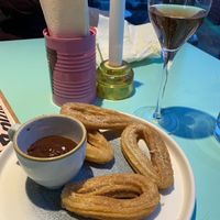 Vegan churros! So yummy! at Pien Brewpub in Helsinki