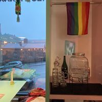 Lovely atmosphere 💚 at Pien Brewpub in Helsinki