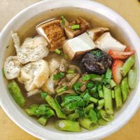 Vegan Yong Tau Foo soup at Yee Yi 如意斋素食 in Ipoh