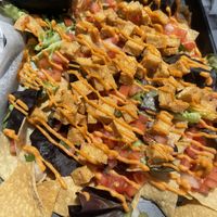 Tofu nachos! at KoKo Cabana in Oak Island