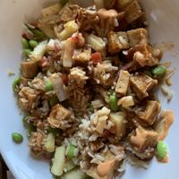 Island bowl with tofu  at KoKo Cabana in Oak Island