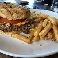 “Plant Burger” impossible based patty  at KoKo Cabana in Oak Island