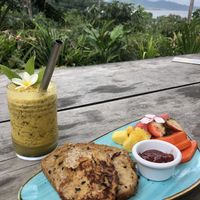 French toast and passion fruit tea was so yummy   at AmaSer in Puerto Viejo De Talamanca