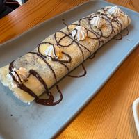 Chocolate crepe at Kokobol in Igualada