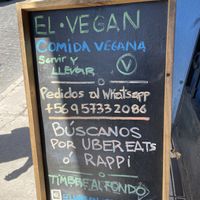   at El Vegan in Santiago