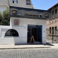 Outside  at El Vegan in Santiago