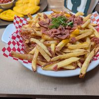 Papas Full at El Vegan in Santiago