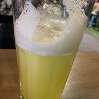Jugo Piña  at Fuente Rica Rica in Santiago