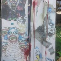 Wall at Fuente Rica Rica in Santiago