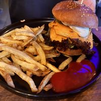 Rica Rica Burger  at Fuente Rica Rica in Santiago